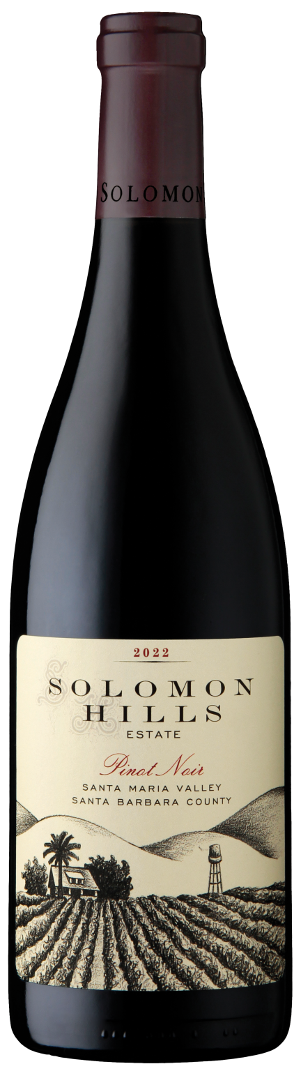 2022 Solomon Hills Estate Pinot Noir bottle